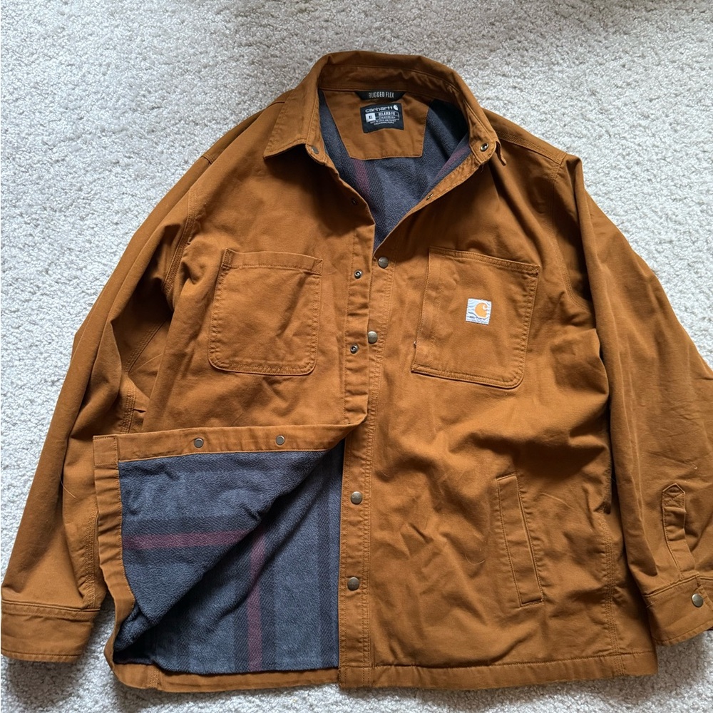 Men’s X LG Carhartt Rugged Flex Rigby shirt/jac